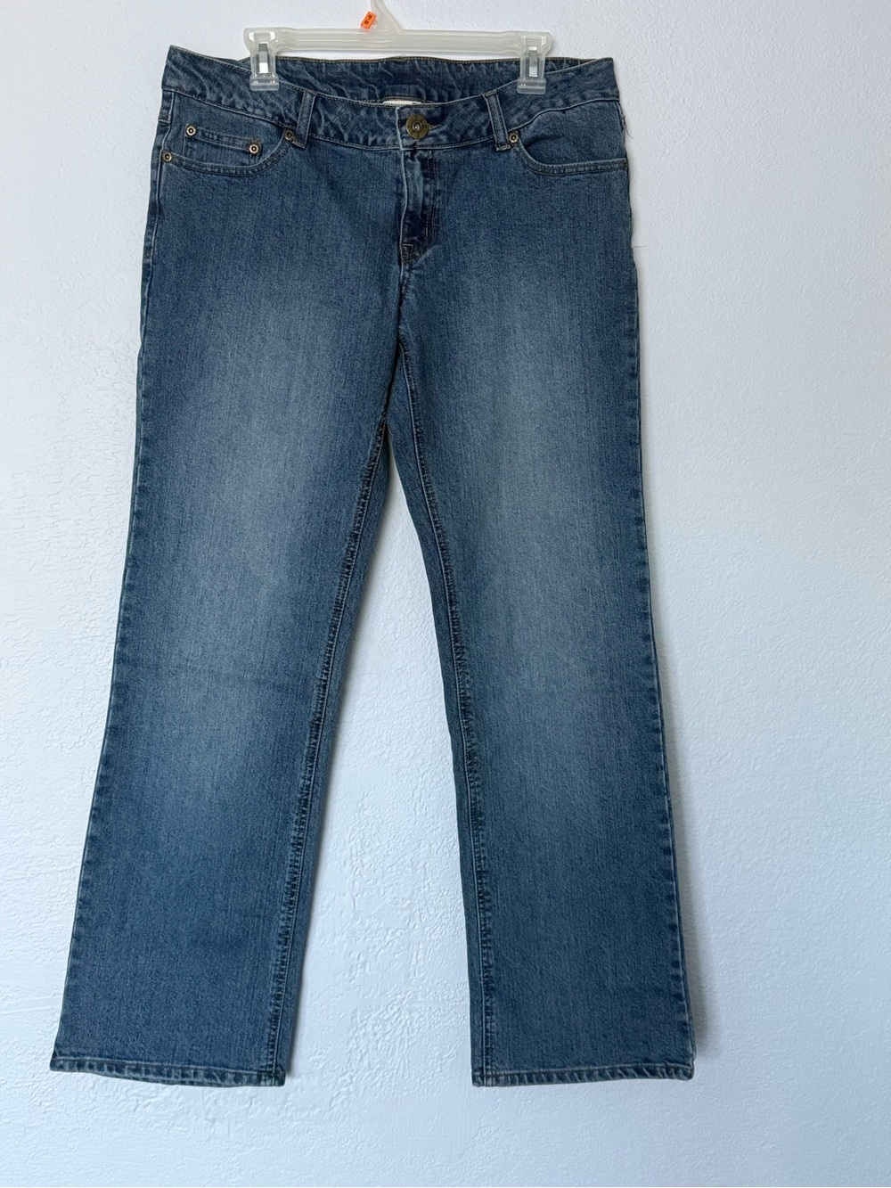 Levis 725 High Rise Bootcut Jeans Womens 15/32 Blue Denim Medium Wash